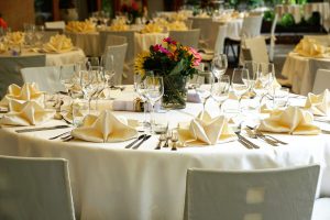 wedding buffet table